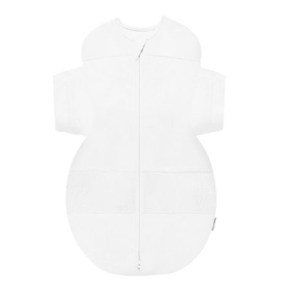 Happiest Baby SNOO Sack Swaddle Wrap - WHITE Size Medium Excellent Condition